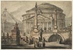 Caprice architectural inspiré du Panthéon de Rome, image 1/2