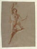 Femme nue, un genou fléchi, image 1/2