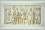 Arc de triomphe du Carrousel : entrée de Vienne, bas-relief, image 2/2