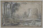 Paysage avec deux hommes ensevelissant un cadavre. L'Inhumation de Tobit, image 1/2