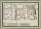 Plans du conseil d'Alsace, de la prison, d'une caserne à Colmar, image 1/2