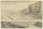 Château de Vaux-le-Vicomte, vue et perspective du parterre de fleurs, image 1/3