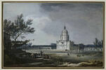 Façade et dôme des Invalides vus du boulevard, image 1/2