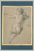 Enfant nu, volant, vu presque de dos, image 2/2