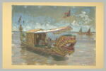 Bateau de fête vu de la proue, image 2/2