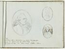 Portrait d'homme en costume Louis XVI ; jeune fille ; jeune homme, image 1/2