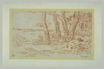 Femme nue, allongée dans un paysage, image 2/2