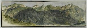 Panorama de montagnes, image 1/2